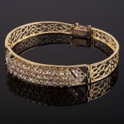 Armband mit Brillanten. Gold