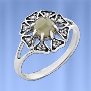 Silberring & Nephrit 