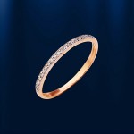 Кольцо с бриллиантами. Русское золото