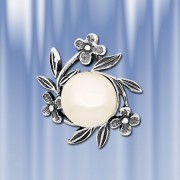 Anhaenger aus 925 Silber mit Perle