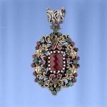 Anhaenger Russische Silberschmuck