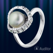 Ring aus Silber 925 mit Perlen