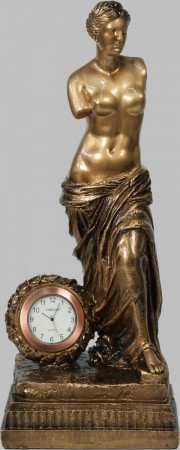 Statuette Venera mit Uhren