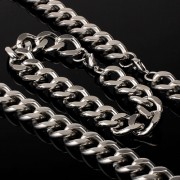  Stahlkette & Armband