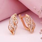 Серьги Красное золото 585