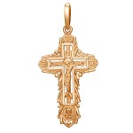 Крест нательный с распятием золото 585