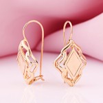 Золотые серьги Красное золото 585