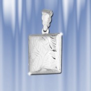 Медальон для фото из серебра