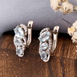 Серьги топаз серебро 925 купить СОКОЛОВ