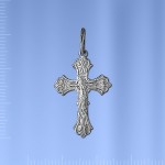 Крест православный серебрянный