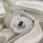 Silberring London Topas