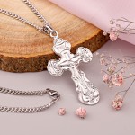 Серебро 925 Колье с крестиком