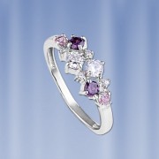 Silberring mit Fianiten