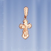   Серебряный крест, позолоченый