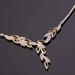 Collier Gelb/Weissgold