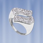  Ring aus Silber 925 mit Fianiten