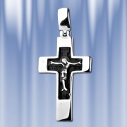 Нательный серебряный крест
