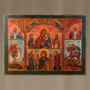 Russische kone Handmalerei