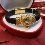 Stillvolles Armband mit Edelstahl "Raubtier"