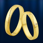 Обручальное золотое кольцо