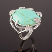 Ring mit Tuerkis Silber 