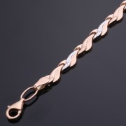 Браслет Золотой с алмазной гранью Русское золото 585