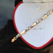 Золотой браслет Русское золото 585 с алмазной гранью