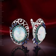 Ohrringe mit Opal 