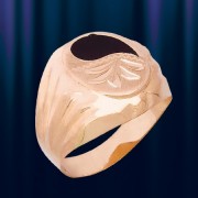 Herrenring russiches Rotgold