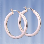 Cерьги из серебра 925º Креолы