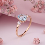 Goldring. Topas & Zirkonia