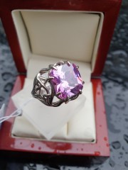 Silberring mit Ametist