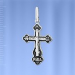 Kreuzanhaenger russisches Sterling Silber