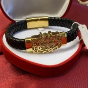 Stillvolles Armband mit Edelstahl "Ritter"