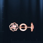 Золотые серьги пусеты