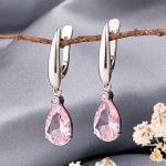 Серьги серебряные с фианитами СОКОЛОВ