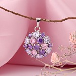 Подвески из серебра 925 пробы Фианиты