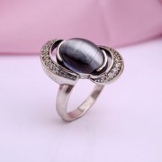 Russisches Silber Ring mit Uleksyt 