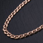 Anhaengerskette & Armband. Rotgold