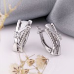 Серьги с фианитами Серебро 925 купить СОКОЛОВ