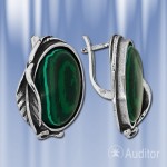 Ohrringe mit Malachit