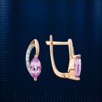 Ohrringe mit Brillanten & Amethyst