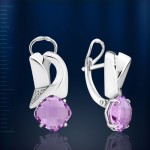 Ohrringe mit Amethyst 