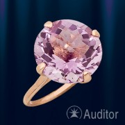  Goldring mit Amethyst