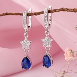 Серебряные серьги с фианитами цена