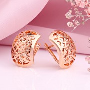 Cерьги из красного золота 585 пробы