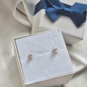 Ohrstecker aus 925er Silber Perlen