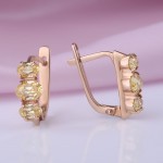 Ohrringe aus Rotgold & Citrin