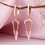 Купить золотые серьги без камней