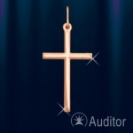 Крестик нательный золотой "Классик"